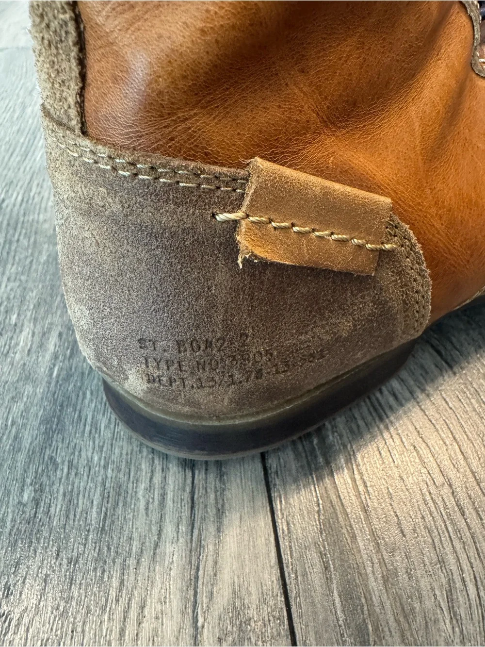 Bullboxer Delden Leather Cap Toe Boots Brown Men’s 12 Made in Portugal